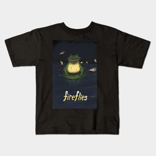 Fireflies Kids T-Shirt by KColeman